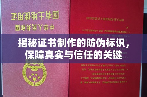 六枝揭秘证书制作的防伪标识，保障真实与信任的关键