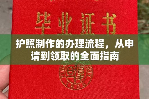 六枝护照制作的办理流程，从申请到领取的全面指南