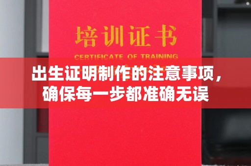 六枝出生证明制作的注意事项，确保每一步都准确无误