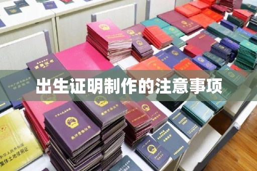 六枝出生证明制作的注意事项