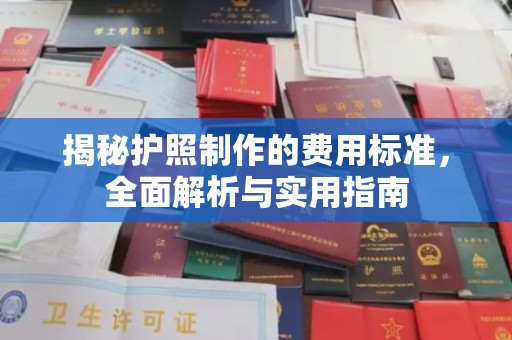 六枝揭秘护照制作的费用标准，全面解析与实用指南